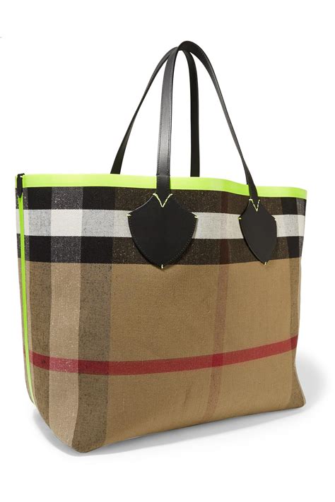 burberry check bag uk|burberry checked canvas tote bag.